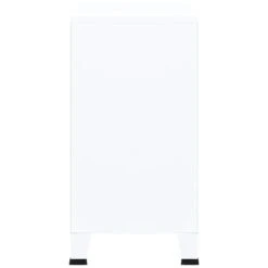 VidaXL Opbergkast Industrieel 75x40x80 Cm Staal Wit -Opslag Meubelwinkel 059ad0e4483d42758f87b7921ad28bd3