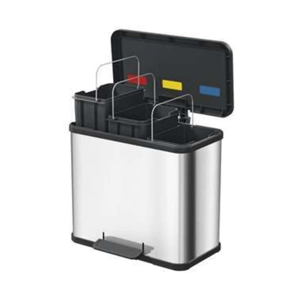 Prullenbak Oko Trio Plus Zil 3x9 L - Hailo 6 Prullenbak Oko Trio Plus Zil 3x9 L - Hailo - Afbeelding 4