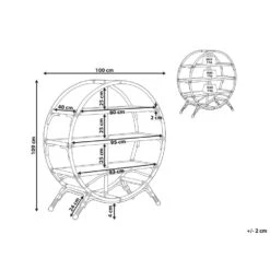 Beliani Boekenkast TUVALU II - Natuurlijk Rotan -Opslag Meubelwinkel 084dcb65f87d4fc0b1b277f3d6c3f088