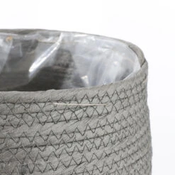 Mica Decorations Jorck Mand Voor Planten - Set Van 3 - Grijs -Opslag Meubelwinkel 1000007024 0101