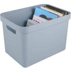 Sigma Home Opbergbox 18L Blauw -Opslag Meubelwinkel 1000014049 0110