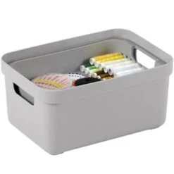 Sigma Home Opbergbox 5L Grijs -Opslag Meubelwinkel 1000014053 0111