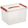 Q-line Opbergbox 22L Transparant Rood 2 Q-line Opbergbox 22L Transparant Rood -Opslag Meubelwinkel 1000014062