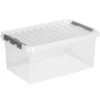 Q-line Opbergbox 45L Transparant Metaal -Opslag Meubelwinkel 1000014077