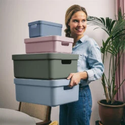 Sigma Home Opbergbox 9L Roze 9 Sigma Home Opbergbox 9L Roze -Opslag Meubelwinkel 1000014088 0102