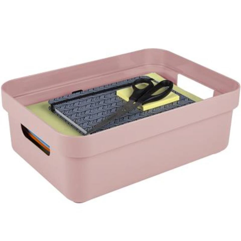 Sigma Home Opbergbox 9L Roze 5 Sigma Home Opbergbox 9L Roze - Afbeelding 3