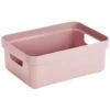 Sigma Home Opbergbox 9L Roze -Opslag Meubelwinkel 1000014088