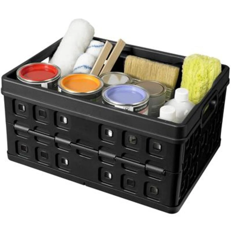 Square Vouwkrat 46L Zwart 5 Square Vouwkrat 46L Zwart - Afbeelding 3