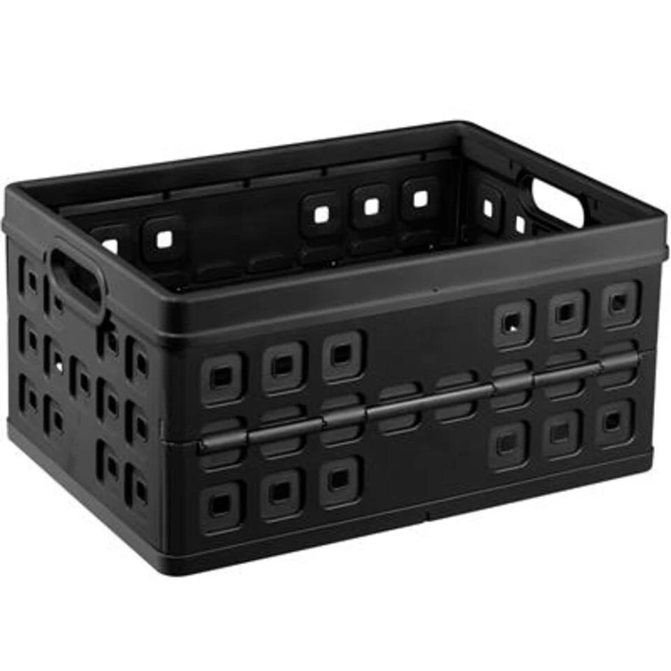 Square Vouwkrat 46L Zwart 3 Square Vouwkrat 46L Zwart