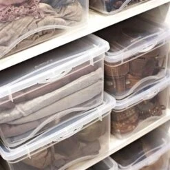 Omega Opbergbox 11L Transparant -Opslag Meubelwinkel 1000014108 0110