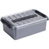 Q-line Opbergbox 4L Metaal Zwart 2 Q-line Opbergbox 4L Metaal Zwart -Opslag Meubelwinkel 1000014129