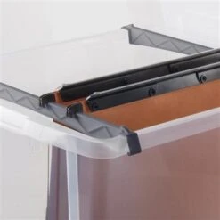 Nesta Hangmappen Box Met 2 Strips 37L Transparant Grijs -Opslag Meubelwinkel 1000014151 0110