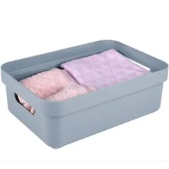 Sigma Home Opbergbox 9L Blauw 8 Sigma Home Opbergbox 9L Blauw -Opslag Meubelwinkel 1000014186 0110