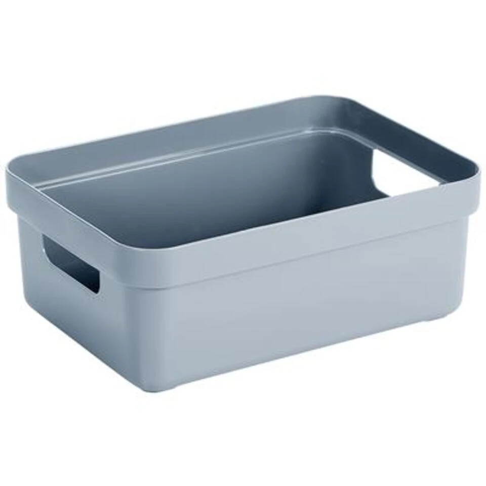 Sigma Home Opbergbox 9L Blauw 3 Sigma Home Opbergbox 9L Blauw