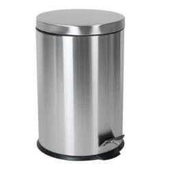 Gerim Pedaalemmer - RVS - Zilverkleurig - 5 L - 20 X 28 Cm