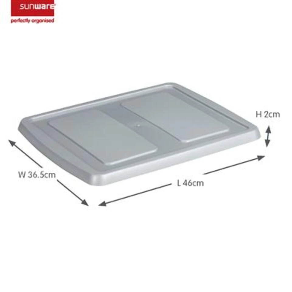 Nesta Deksel Grijs - Opbergbox 17L, 32L En 45L 4 Nesta Deksel Grijs - Opbergbox 17L, 32L En 45L - Afbeelding 2