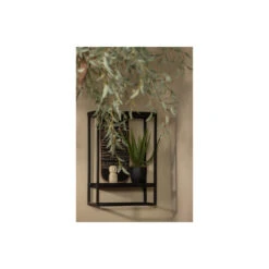 WOOOD Wandrek Verticaal Buiten Febe - Metaal - Zwart - 60x40x20 9 WOOOD Wandrek Verticaal Buiten Febe - Metaal - Zwart - 60x40x20 -Opslag Meubelwinkel 1000018852 0103