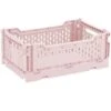 Basic Vouwkrat 4L Roze -Opslag Meubelwinkel 1000022301