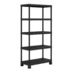 Keter Tribac Opbergrek - 5 Planken - 90x45x182cm - Zwart 2 Keter Tribac Opbergrek - 5 Planken - 90x45x182cm - Zwart -Opslag Meubelwinkel 1000024151