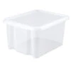 EDA Opbergbox - Wit - Stapelbaar - L44 X B36 X H25 Cm -Opslag Meubelwinkel 1000027992