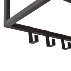 LOFT42 Blacky Kapstok - Zwart – Metaal – 6 Haken -Opslag Meubelwinkel 1000032518 0102
