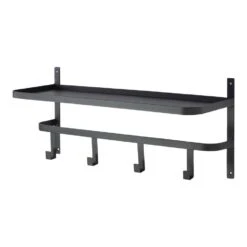 LOFT42 Shelf Kapstok - Zwart – Metaal – 4 Haken