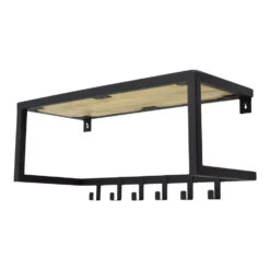 LOFT42 Woody Kapstok - Zwart – Mangohout – Metaal 8 LOFT42 Woody Kapstok - Zwart – Mangohout – Metaal -Opslag Meubelwinkel 1000032526 0102