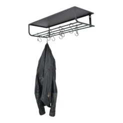 LOFT42 Milan Kapstok - Zwart – Metaal – 12 S Haken -Opslag Meubelwinkel 1000032529 0102