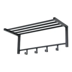 LOFT42 Bergamo Kapstok - Zwart – Metaal – 4 Haken