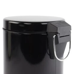 Orange85 Pedaalemmer Prullenbak Badkamer Zwart 17x17x24,5 Cm 3 Liter Metaal 8 Orange85 Pedaalemmer Prullenbak Badkamer Zwart 17x17x24,5 Cm 3 Liter Metaal -Opslag Meubelwinkel 1000033076 0110