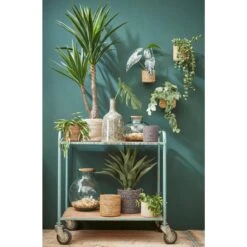 Mica Decorations Atlantic Mand Voor Planten Set Van 3 - Ø16 Cm - Crème -Opslag Meubelwinkel 1000034262 0111