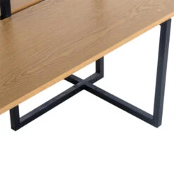 Giga Meubel Halbankje Metaal - Kapstok - 50x45x180cm - Helsinki -Opslag Meubelwinkel 1000038329 0102