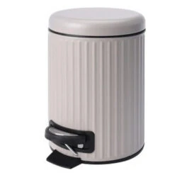 Merkloos Pedaalemmer - Taupe - 3 L - L22 X B16 X H25 Cm