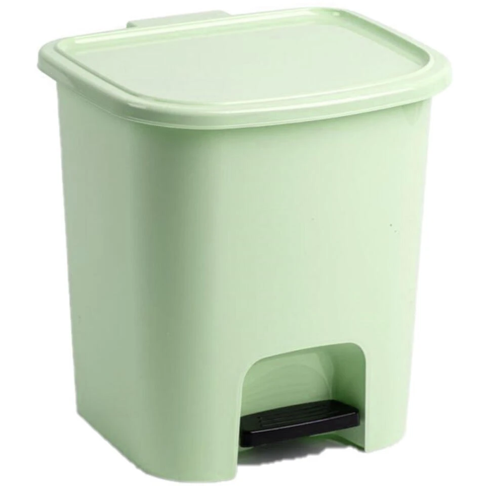 PlasticForte Pedaalemmer - Mintgroen - 7 L - 24 X 22 X 25.5 Cm 3 PlasticForte Pedaalemmer - Mintgroen - 7 L - 24 X 22 X 25.5 Cm