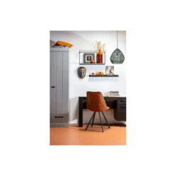 WOOOD Meert Wandplank XL - Metaal - Zwart - 35x70x20 -Opslag Meubelwinkel 1000041294 0102