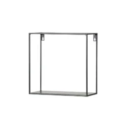 WOOOD Meert Kubus - Metaal - Zwart - Set Van 2 -Opslag Meubelwinkel 1000041916 0102