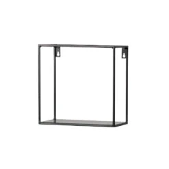 WOOOD Meert Kubus - Metaal - Zwart - Set Van 2 -Opslag Meubelwinkel 1000041916 0103