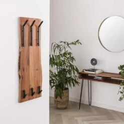 Hoyz - Kapstok Edge Met 6 Haken - Grijs - Wandkapstok -Opslag Meubelwinkel 1000042640 0102