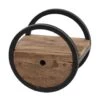 Hoyz - Wandschap Circular - Ø30 - Met Lade - Hout - Bruin -Opslag Meubelwinkel 1000042648
