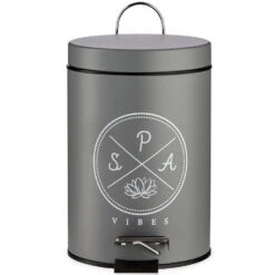 Berilo Pedaalemmer - Donkergrijs - 3 L - 17 X 25 Cm