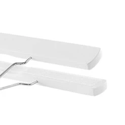 ACAZA 12 Broekhangers Of Rokhangers Met Klemmen, Antislip En Draaibare Haak, Wit -Opslag Meubelwinkel 1000045929 0102