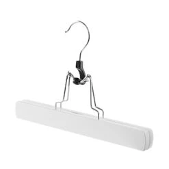 ACAZA 12 Broekhangers Of Rokhangers Met Klemmen, Antislip En Draaibare Haak, Wit -Opslag Meubelwinkel 1000045929 0103
