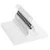 ACAZA 12 Broekhangers Of Rokhangers Met Klemmen, Antislip En Draaibare Haak, Wit -Opslag Meubelwinkel 1000045929