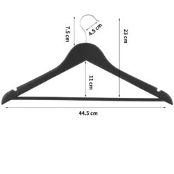 ACAZA 20 Stuks Massief Houten Kledinghangers, Esdoorn Hout 8 ACAZA 20 Stuks Massief Houten Kledinghangers, Esdoorn Hout -Opslag Meubelwinkel 1000045936 0103