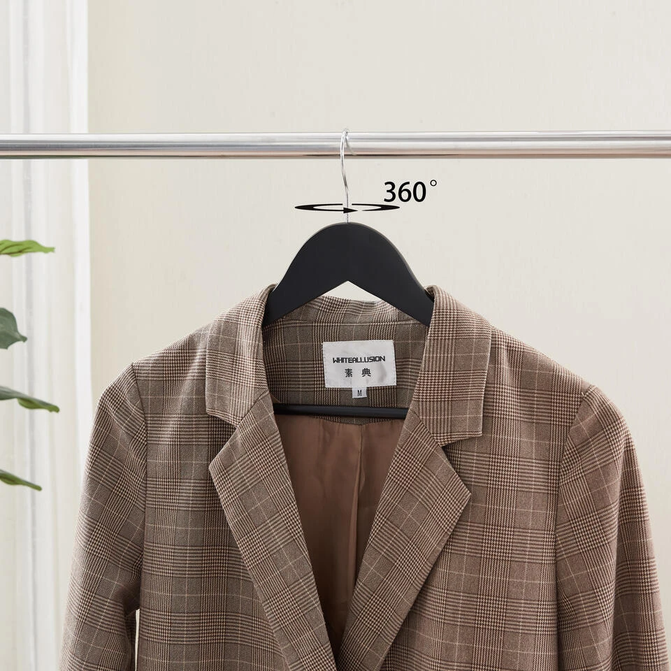 ACAZA 20 Stuks Massief Houten Kledinghangers, Esdoorn Hout 6 ACAZA 20 Stuks Massief Houten Kledinghangers, Esdoorn Hout - Afbeelding 4