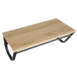 ACAZA Kapstok - Wandkapstok Met Haken In Lichte Eik - 60 Cm -Opslag Meubelwinkel 1000046835 0103