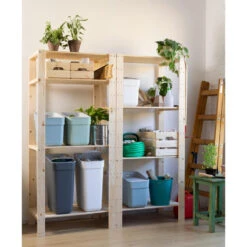 Curver Ready To Collect Prullenbak 30L - Donkergrijs -Opslag Meubelwinkel 1000047935 0102