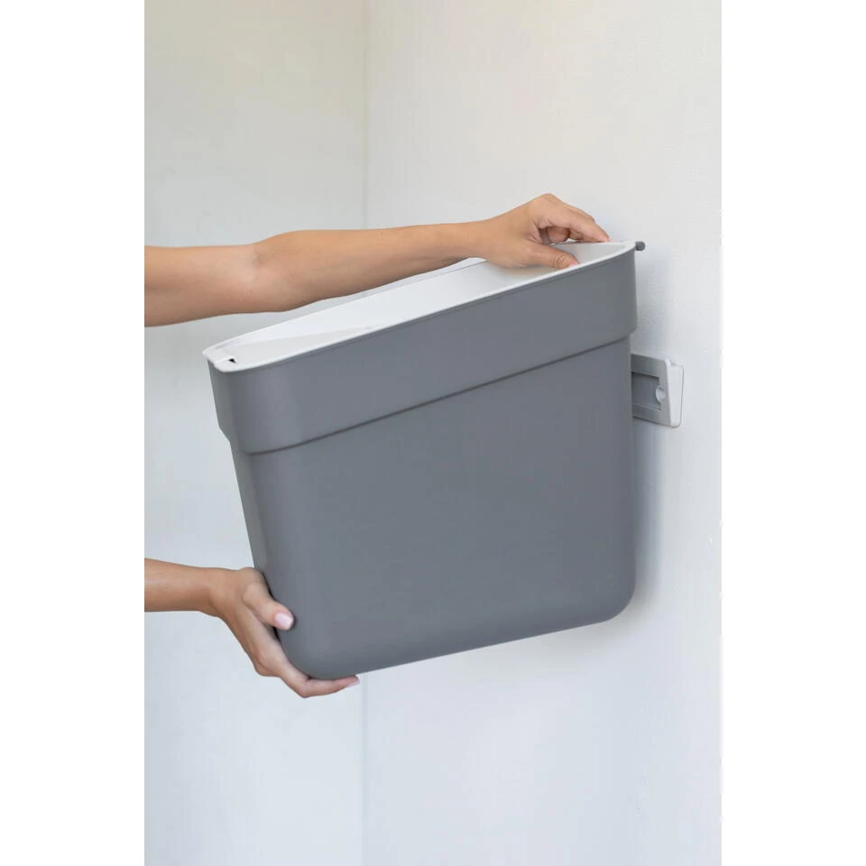 Curver Ready To Collect Prullenbak 20L - 2 Stuks - Antraciet 5 Curver Ready To Collect Prullenbak 20L - 2 Stuks - Antraciet - Afbeelding 3