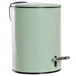 Items Pedaalemmer - Groen - Metaal - 3 L - 23 Cm