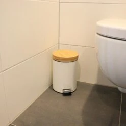 Orange85 Pedaalemmer Prullenbak Wit 3 Liter Bamboe 7 Orange85 Pedaalemmer Prullenbak Wit 3 Liter Bamboe -Opslag Meubelwinkel 1000049508 0101